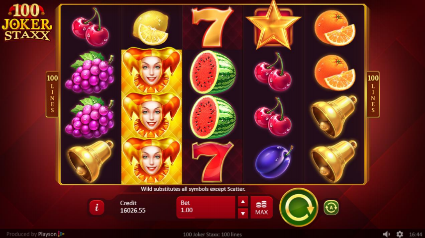 100 Joker Staxx slot