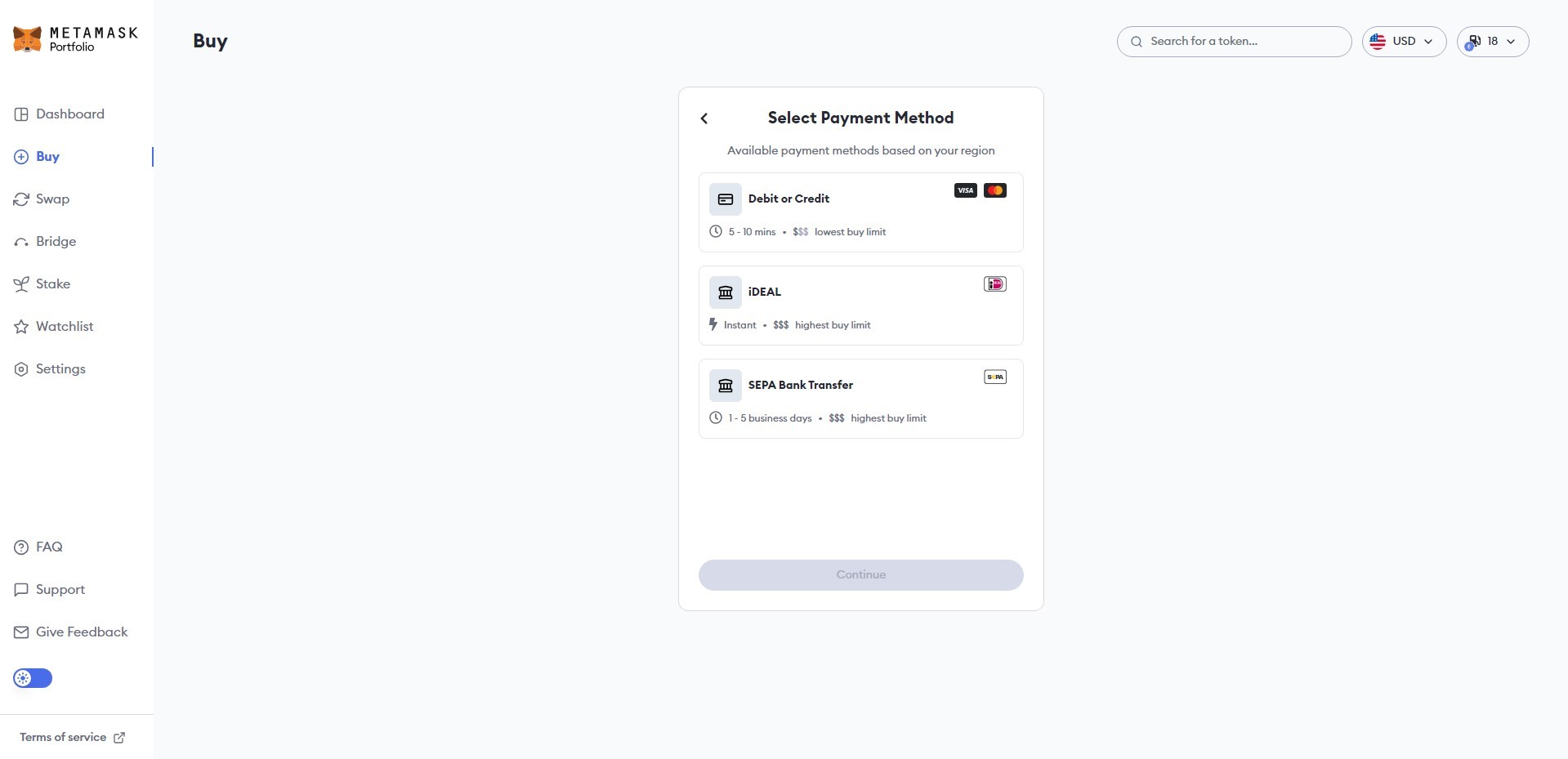 how to buy crypto metamask