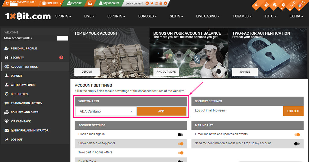 guide change currency account
