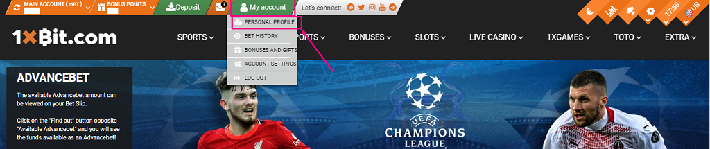 transaction history 1xbit txid hash