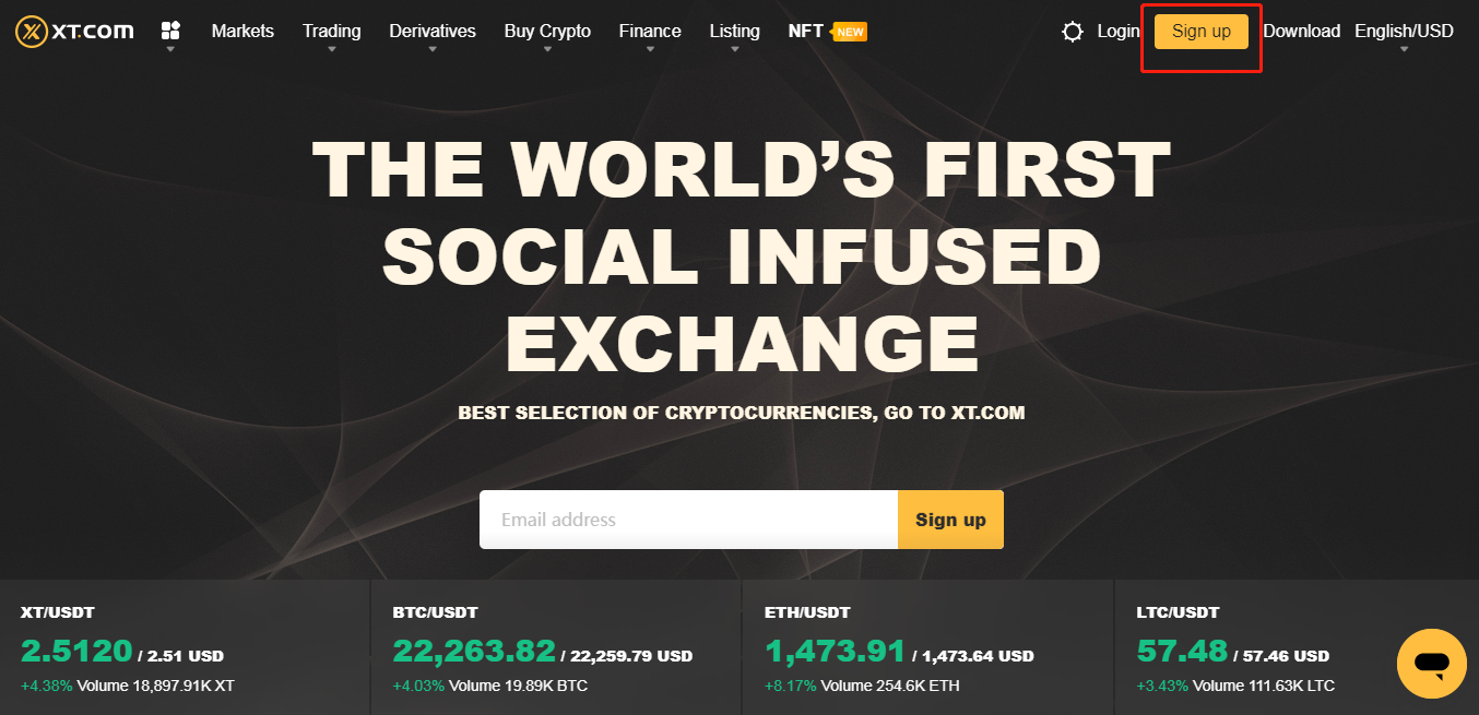 how to register, buy and sell cryptocurrency xt.com