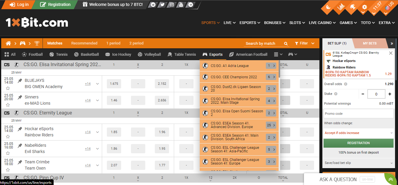 counter-strike betting cs go
