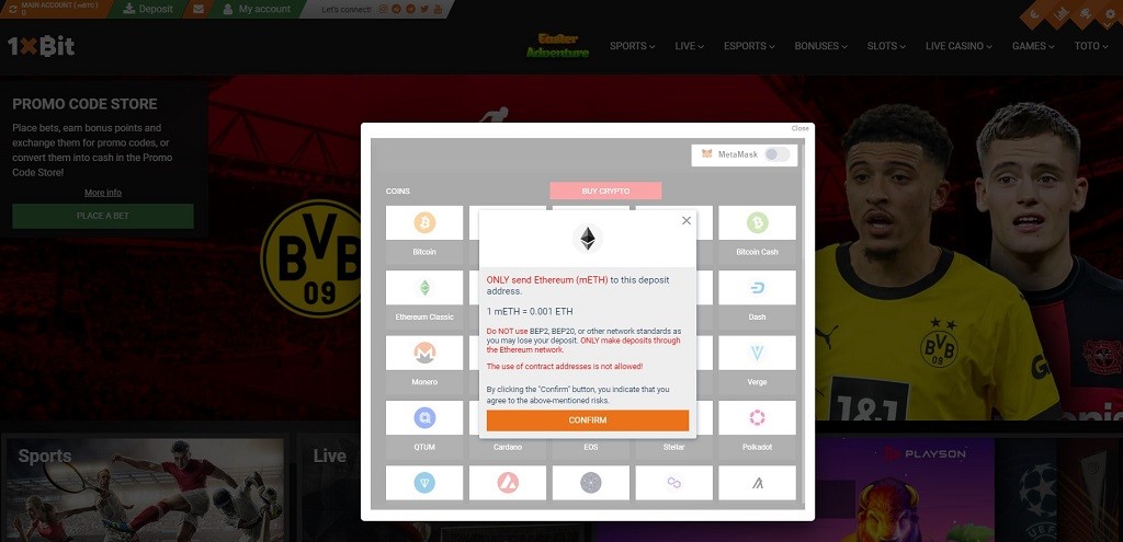 1xbit ethereum eth betting