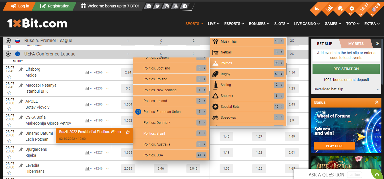 how to bet on presidential elections