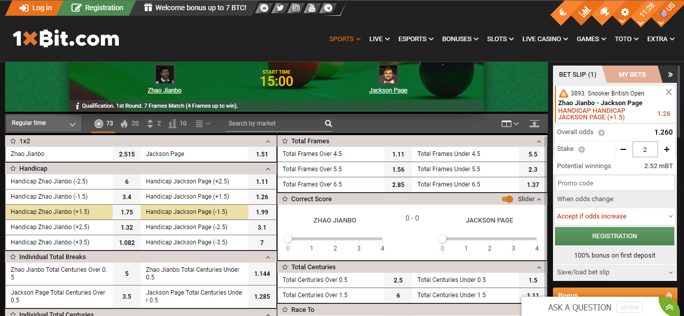 snooker betting tips