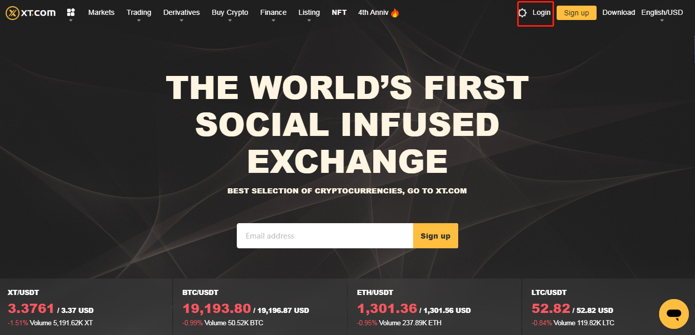 how to register, buy and sell cryptocurrency xt.com