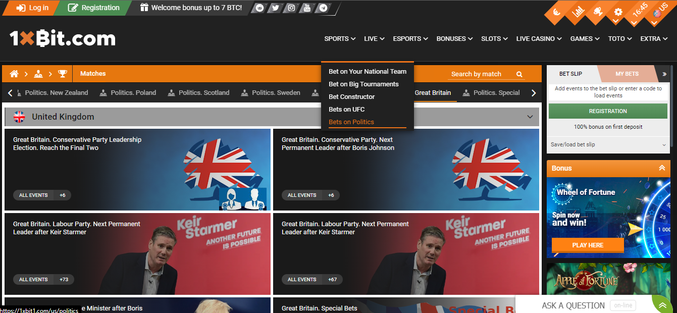 unique betting markets